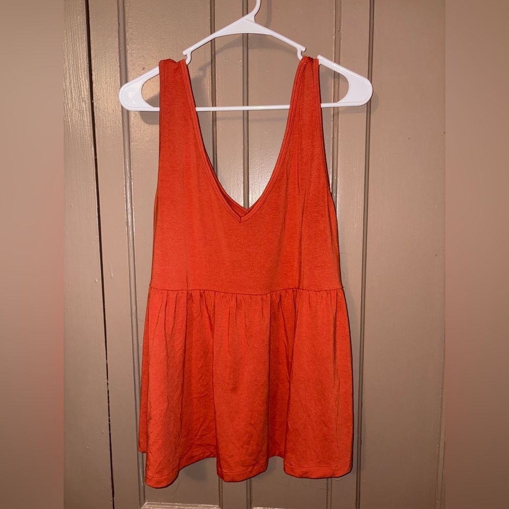 Forever 21 + Orange Tank Top 1X